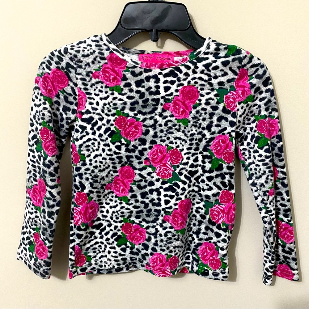 Betsey Johnson girls long sleeve shirt 6x